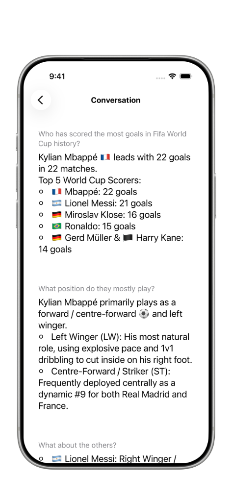 Manage your assistant on the big screen.